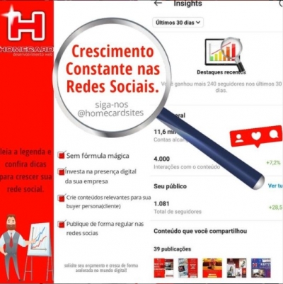Crescimento nas Redes Sócias em Juiz de Fora-MG Crescimento nas Redes Sócias em Juiz de Fora-MG